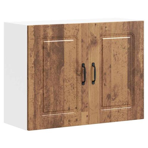 vidaXL Keukenwandkast Kalmar bewerkt hout oud houtkleurig, Huis en Inrichting, Kasten | Overige, Nieuw, Verzenden