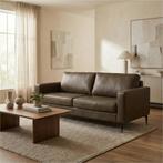 Leren bank Match - 3,5 zits, Huis en Inrichting, Zetels | Zetels, Nieuw, Ophalen of Verzenden, Modern, 200 tot 250 cm