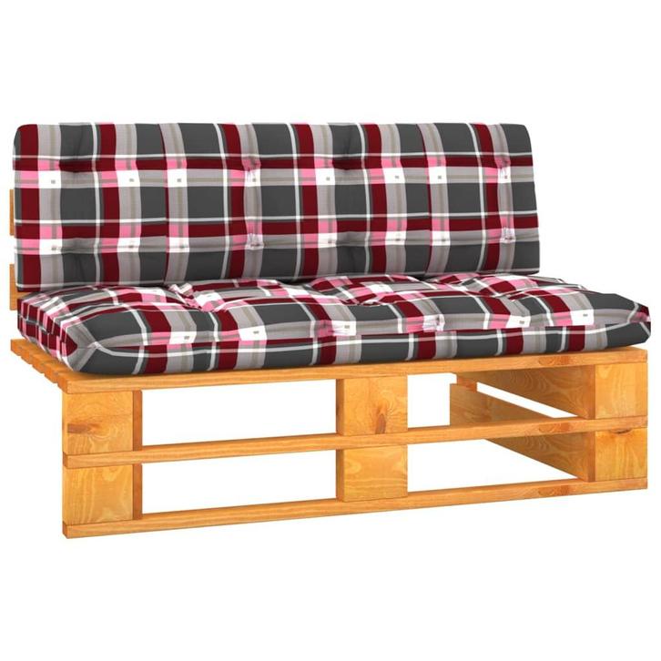 vidaXL Tuinmiddenbank pallet honingbruin geïmpregneerd, Tuin en Terras, Tuinsets en Loungesets, Nieuw, Verzenden