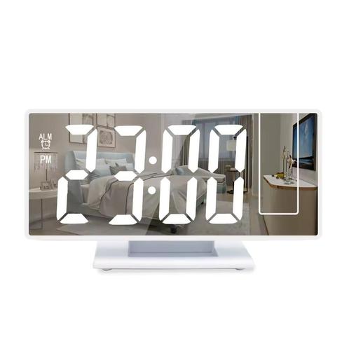 Digitale Wekker met Projectie - Alarm Klok Temperatuur, Elektronische apparatuur, Wekkers, Nieuw, Verzenden