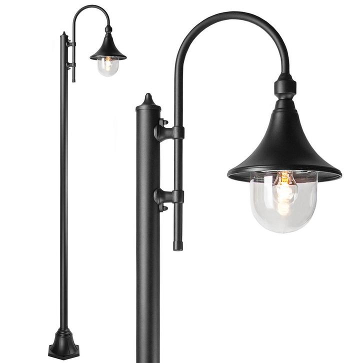 Tuinverlichting klassiek Handgemaakte 1-Lichts Lantaarnpaal, Tuin en Terras, Buitenverlichting, Verzenden