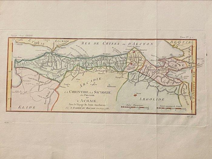 Griekenland - Set van 3 kaarten – Oud-Griekenland (Elis,, Livres, Atlas & Cartes géographiques