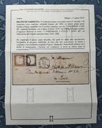 Italiaanse oude staten - Sardinië 1859/1860 - 10c + 40c op, Postzegels en Munten, Gestempeld