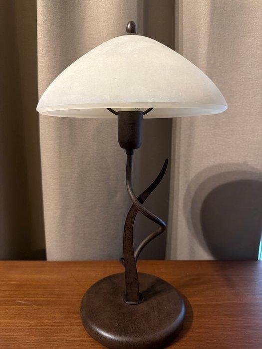 Lampe de table - Verre, Métal - lampe champignon, Huis en Inrichting, Overige Huis en Inrichting