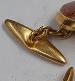 Boutons de manchette - 19,2 carats Or jaune - Boutons de