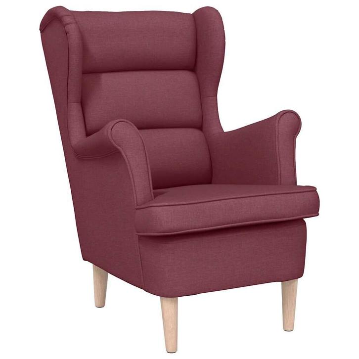 Fauteuil wijnrood retour deal | 62% KORTING! OP = OP!, Huis en Inrichting, Fauteuils, 75 tot 100 cm, Minder dan 75 cm, Nieuw, Hout