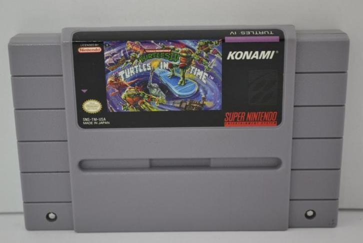 Teenage Mutant Hero Turtles IV - Turtles in Time (SNES USA), Games en Spelcomputers, Games | Nintendo Super NES