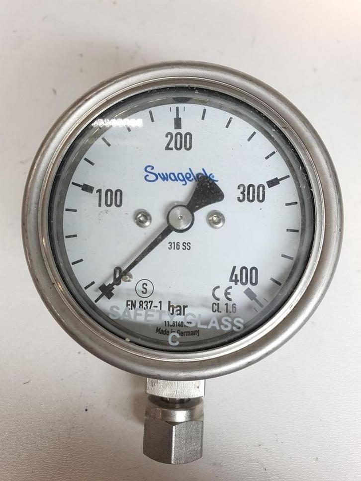 Swagelok Swagelok PGI Industrial Pressure Gauge 0-400 bar..., Bricolage & Construction, Bricolage & Rénovation Autre, Envoi