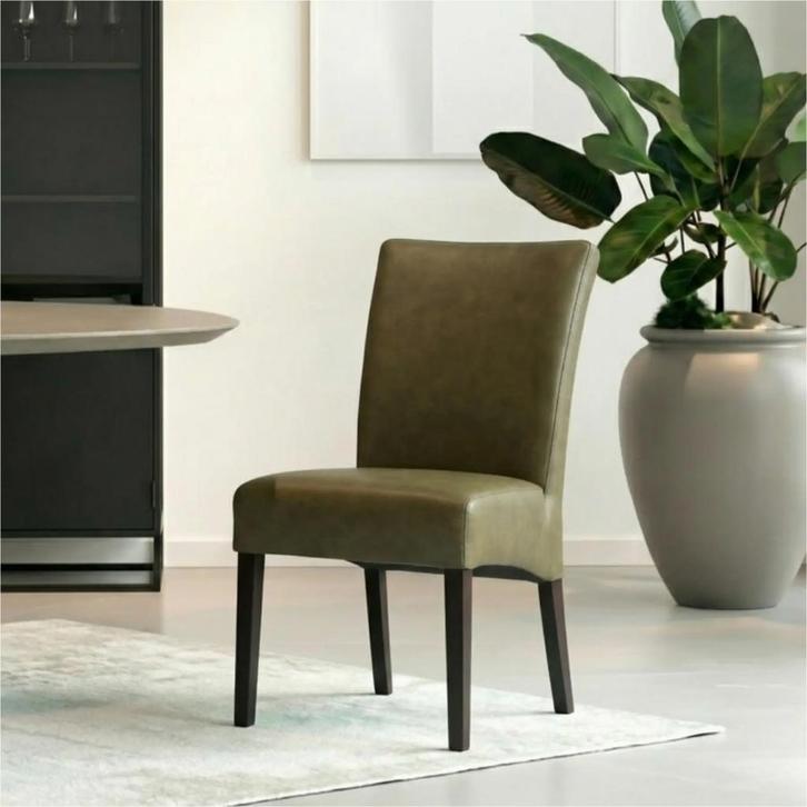 Leren eetkamerstoel Just, Maison & Meubles, Chaises, Enlèvement ou Envoi