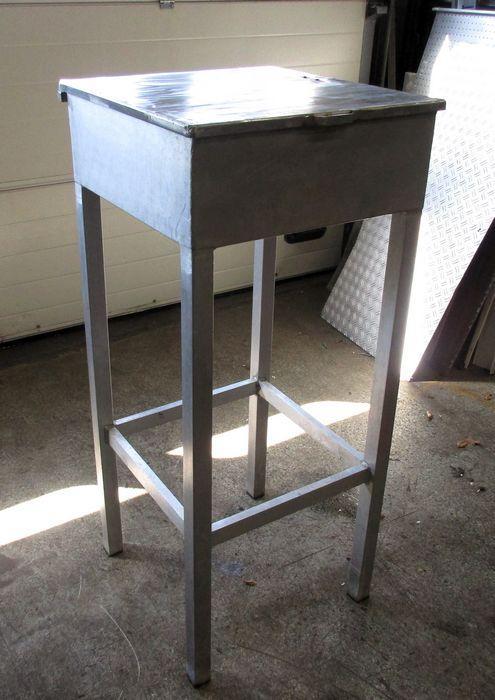 Tafel B51,5 x D53 x H119cm, Aluminium, Zakelijke goederen, Horeca | Keukenapparatuur