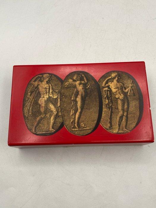 Fornasetti Milano - Piero Fornasetti - Boîte - Acier, Bois -, Antiek en Kunst, Antiek | Meubels | Stoelen en Sofa's