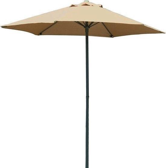 2dekans | PimXL Parasol - Ø200cm - Ecru, Tuin en Terras, Tuinsets en Loungesets, Ophalen of Verzenden
