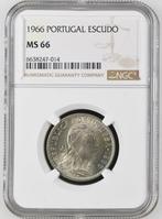 Portugal. Republic. 1 Escudo 1966. NGC MS 66 (Zonder
