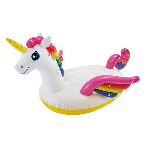 Opblaas Unicorn ride on, Enfants & Bébés, Jouets | Extérieur | Jouets en vrac, Envoi