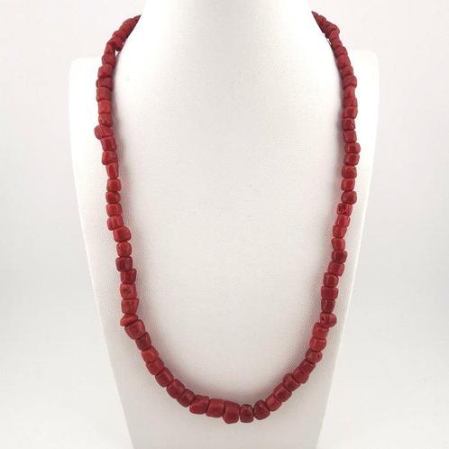 Corail - 18 carats - Or jaune - Collier - Corail, Antiek en Kunst, Curiosa en Brocante
