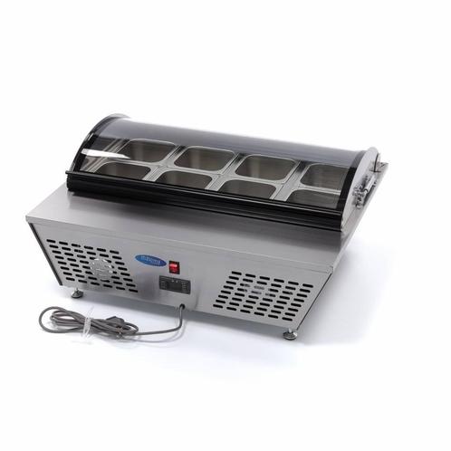 Saladette - 67 L - incl 8 x 1/6 GN - modèle de table, Articles professionnels, Horeca | Équipement de cuisine, Refroidissement et Congélation