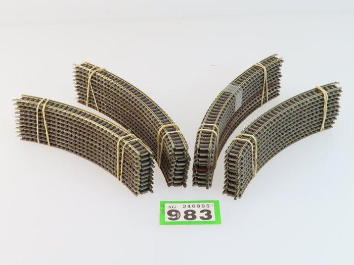 Fleischmann N - 9120/9125 - Modeltreinsporen (40) - 40, Hobby en Vrije tijd, Modeltreinen | N-Spoor