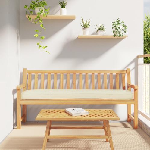 vidaXL Ligbedkussens voor Bank 2 stuks Crème 200x40x8 cm, Huis en Inrichting, Woonaccessoires | Kussens, Nieuw, Verzenden