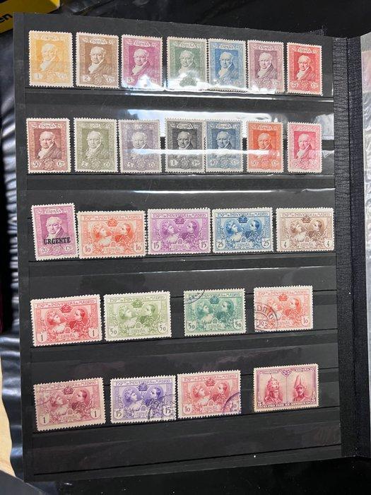 Wereld - Uitzoeker Wereld in 3 Albums Daarbij Spanje ,, Postzegels en Munten, Postzegels | Amerika