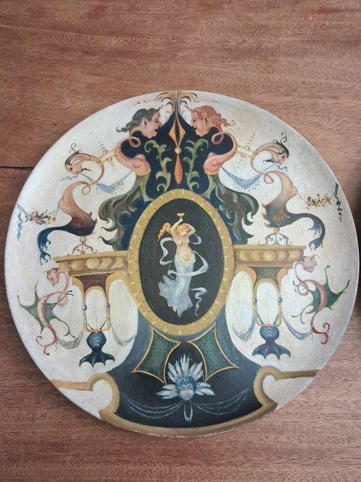 SCI - Laveno - Bord (2) - Aardewerk - Diam 36,5 cm, Antiek en Kunst, Antiek | Glaswerk en Kristal