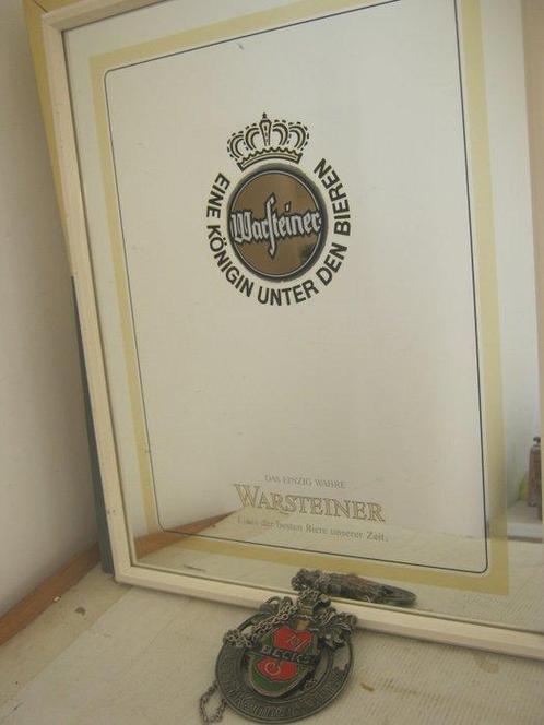1 Medaglione Becks - 1 Specchio Wersteiner - Plaque -, Antiek en Kunst, Antiek | Wandborden en Tegels