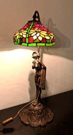 A. Moreau, after, La Bagnante, 60 cm 5,9 kg - Lampe - Bronze