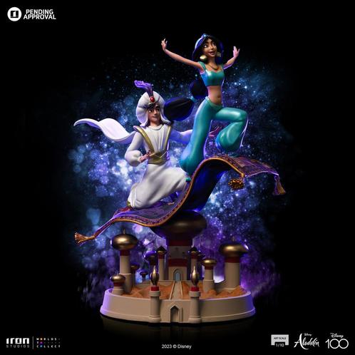 Disney Art Scale Statue 1/10 Aladdin and Yasmine 30 cm, Verzamelen, Disney, Ophalen of Verzenden