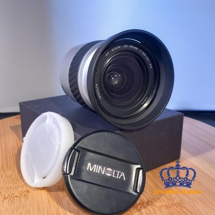 Minolta AF Zoom 28-80mm f/3.5-5.6 objectief, camera lens, Audio, Tv en Foto, Foto | Lenzen en Objectieven, Zoom, Zo goed als nieuw