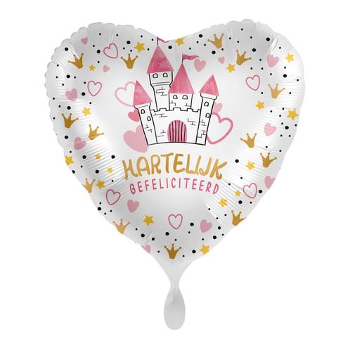 Helium Ballon Hartelijk Gefeliciteerd, Hobby en Vrije tijd, Feestartikelen, Nieuw, Verzenden