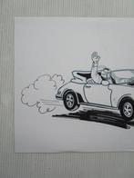 Nero - opdrachttekening Dirk Stallaert op los blad - 1, Boeken, Stripverhalen, Nieuw