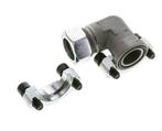 Coude 1 SAE Bride 3000 PSI Acier avec 28L (M36x2) ISO, Verzenden, Nieuw