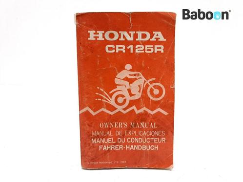 Instructie Boek Honda CR 125 R 1983 (CR125 CR125R) French,, Motoren, Onderdelen | Honda, Gebruikt, Verzenden