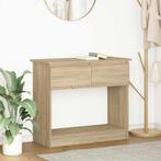 vidaXL Wandtafel met lades sonoma 85,5x38,5x74,5 cm, Huis en Inrichting, Tafels | Bijzettafels, Verzenden, Nieuw