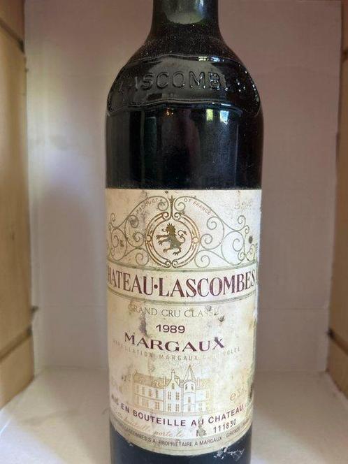 1989 Château Lascombes - Margaux - 1 Fles (0,75 liter), Verzamelen, Wijnen