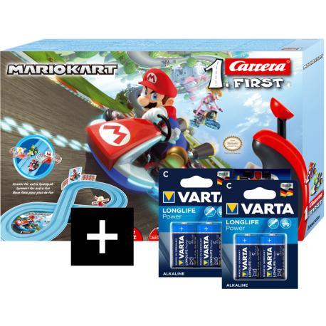 Nintendo Mario Kart | Carrera First 63026 + 4x type C batter, Kinderen en Baby's, Speelgoed | Racebanen, Verzenden