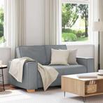 vidaXL 2-zitsbank Lichtgrijs 120 cm Stof, Huis en Inrichting, Verzenden, Nieuw
