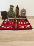Collectie van 47 religieuze objecten (47) - Hout, Metaal,, Antiek en Kunst