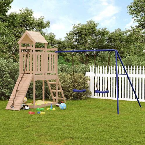 vidaXL Speelhuis massief grenenhout, Kinderen en Baby's, Speelgoed | Buiten | Speeltoestellen, Nieuw, Verzenden