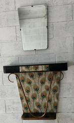 Wandtafel - Hout, Messing - Hangende console uit de jaren