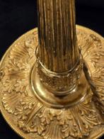 Kandelaar (2) - Verguld brons - Paar bronzen kandelaars