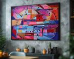 Ksavera - Cubism A1362 - abstract painting on XXL canvas