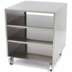 Machinetrolley | RVS | 3 Schappen | Wielen (Geremd) |, Verzenden, Nieuw in verpakking