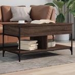 vidaXL Salontafel 100x50x50 cm bewerkt hout en metaal, Huis en Inrichting, Tafels | Salontafels, Verzenden, Nieuw