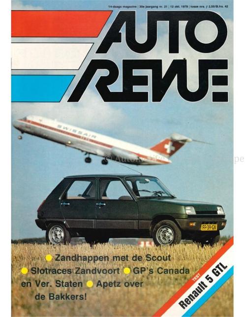 1979 AUTO REVUE MAGAZINE 21 NEDERLANDS, Livres, Autos | Brochures & Magazines