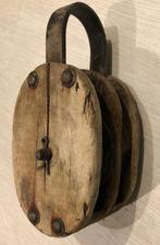Maritieme objecten - Hout, IJzer- CARRUCOLA NAUTICA ANTIEK, Antiek en Kunst