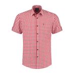 Kurzarm rot/weiß, mit Stickerei, Hobby en Vrije tijd, Verzenden, Nieuw