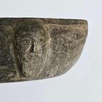 Oud West-Aziatisch Black Stone Medicijn Mortarium met, Antiek en Kunst