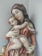 Sculpture, Madonna mit Kind - Wandfigur - Handarbeit - 61 cm
