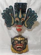 Twee Barong maskers - Bali - Indonesië & Sri Lanka  (Zonder