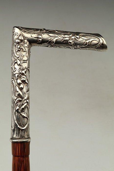 Wandelstok - .800 zilver, Antiek en Kunst, Antiek | Zilver en Goud